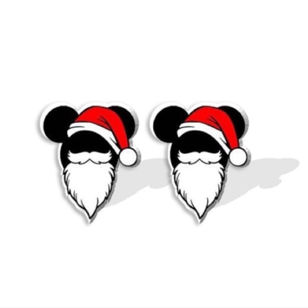 Disney santa‎ earrings